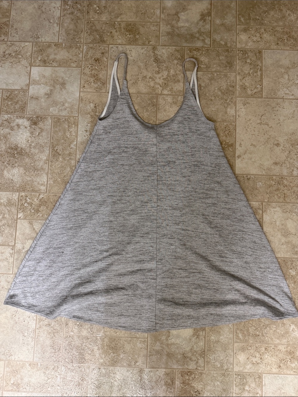 Wilfred Heather Grey A-Line Mini Dress
